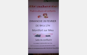 Braderie puériculture